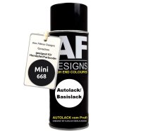 Autolack Spraydose Mini 668 Black / Jet Black II...