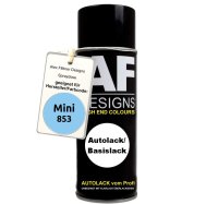 Autolack Spraydose für Mini 853 Candy Blue Basislack...