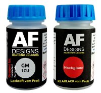 Lackstift für GeneralMotors 1CU Silver Metallic +...