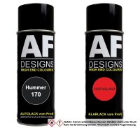 Spraydose für Hummer 170 Black Basislack Klarlack...