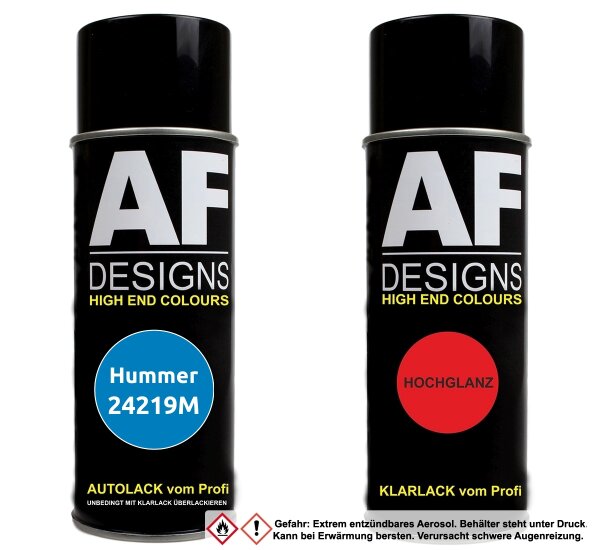 Spraydose für Hummer 24219M Aero Blue Basislack Klarlack Sprühdose 400ml