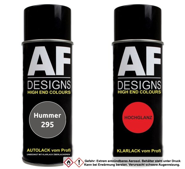Spraydose für Hummer 295 Smoke Beige Metallic Basislack Klarlack Sprühdose 400ml