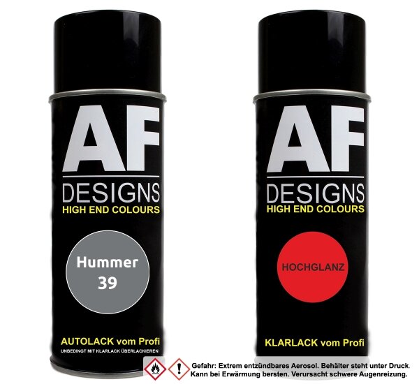 Spraydose für Hummer 39 Prata Bonnat Metallic Basislack Klarlack Sprühdose 400ml