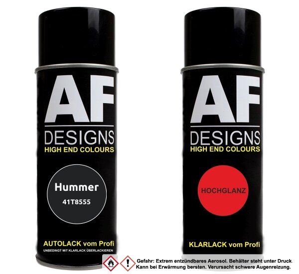 Spraydose für Hummer 41T8555 Black Basislack Klarlack Sprühdose 400ml