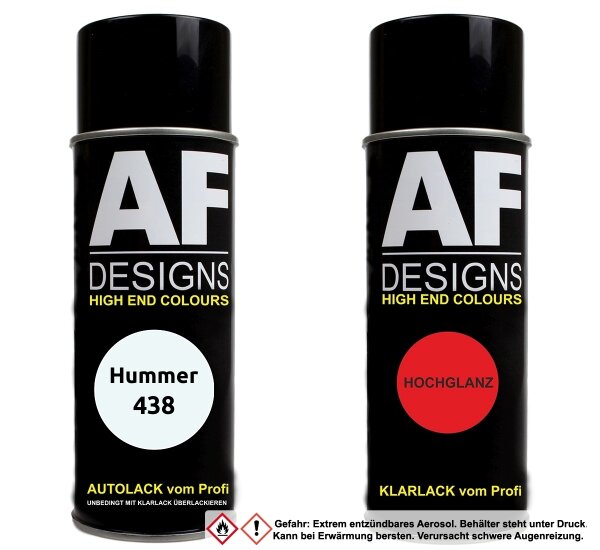 Spraydose für Hummer 438 Blanco Nordico Basislack Klarlack Sprühdose 400ml