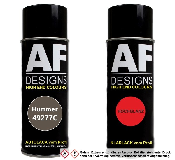 Spraydose für Hummer 49277C Light Sandrift Basislack Klarlack Sprühdose 400ml