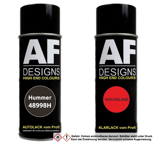 Spraydose für Hummer 48998H Cinza Bluet Metallic Basislack Klarlack Sprühdose 400ml