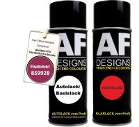Spraydose für Hummer 859928 Raspberry Metallic Basislack Klarlack Sprühdose 400ml