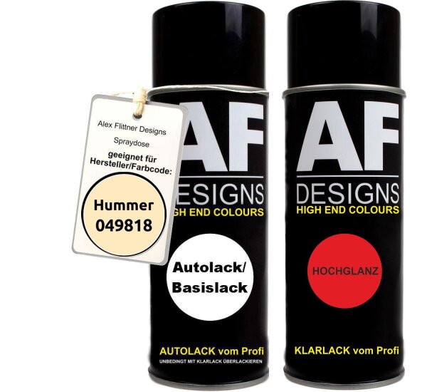 Spraydose für Hummer 049818 Pearl Flax Metallic Basislack Klarlack Sprühdose 400ml