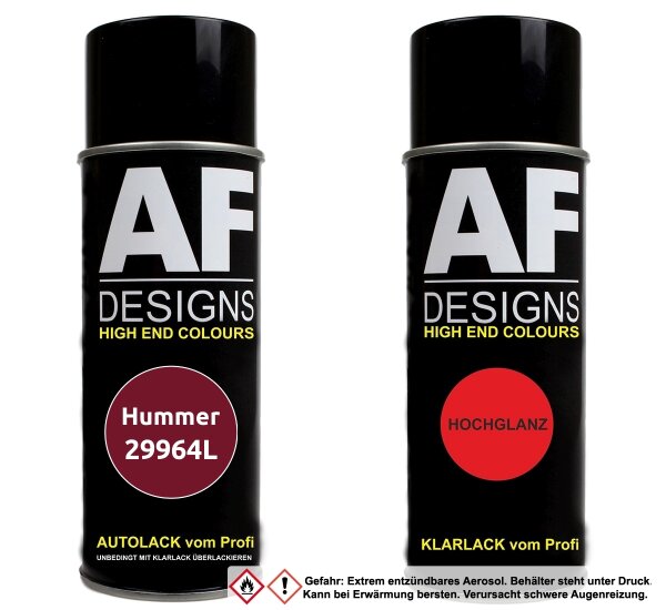 Spraydose für Hummer 29964L Sport Red Tint Coat Metallic Basislack Klarlack Sprühdose 400ml