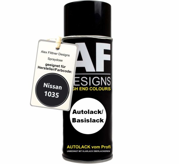 Für Nissan 1035 Black Spraydose Basislack Sprühdose 400ml
