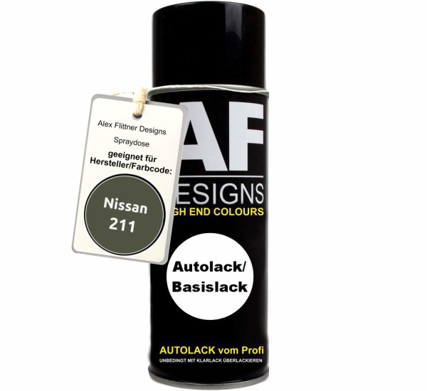 Für Nissan 211 Dark Green Metallic Spraydose Basislack Sprühdose 400ml
