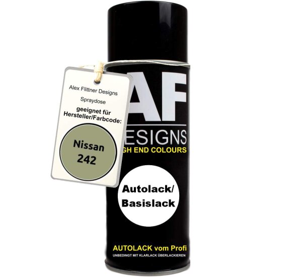 Für Nissan 242 Green Metallic Spraydose Basislack Sprühdose 400ml
