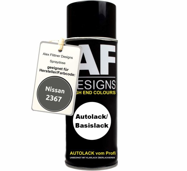 Für Nissan 2367 Gunmetal Grey Metallic Spraydose Basislack Sprühdose 400ml