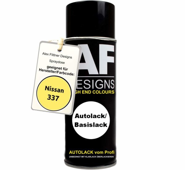 Für Nissan 337 Yellow Spraydose Basislack Sprühdose 400ml
