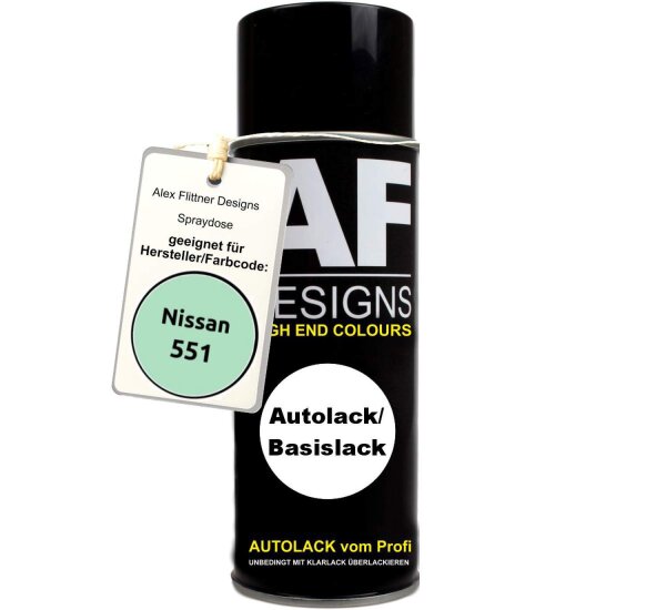 Für Nissan 551 Taxi Light Green Spraydose Basislack Sprühdose 400ml