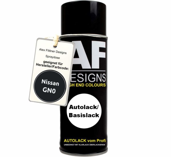 Für Nissan GN0 Black Metallic Spraydose Basislack Sprühdose 400ml