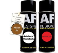 Spraydose für Nissan JV Jaune Vermeer Metallic Basislack Klarlack Sprühdose 400ml