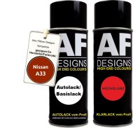 Spraydose für Nissan A33 Red Perl Basislack Klarlack...