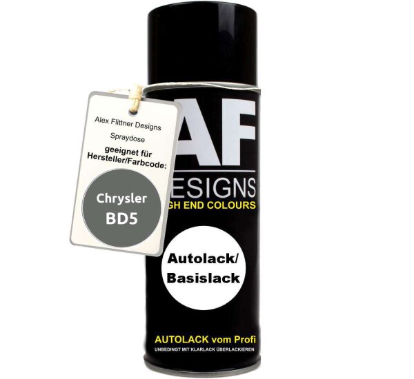 Für Chrysler BD5 Medium Slate Gray Spraydose Basislack Sprühdose 400ml