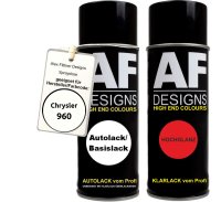 Spraydose für Chrysler 960 Alabaster Basislack Klarlack Sprühdose 400ml