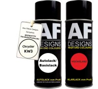 Spraydose für Chrysler KW3 White Basislack Klarlack...