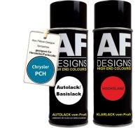 Spraydose für Chrysler PCH Brilliant Blue Perl Metallic Basislack Klarlack Sprühdose 400ml