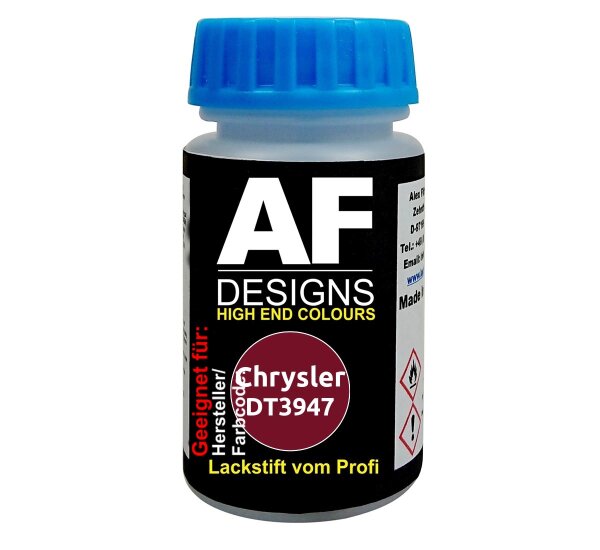Lackstift für Chrysler DT3947 Claret Red Perl Metallic schnelltrocknend Tupflack Autolack