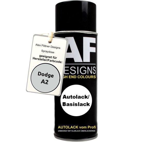 Für Dodge A2 Sterling Metallic Spraydose Basislack Sprühdose 400ml