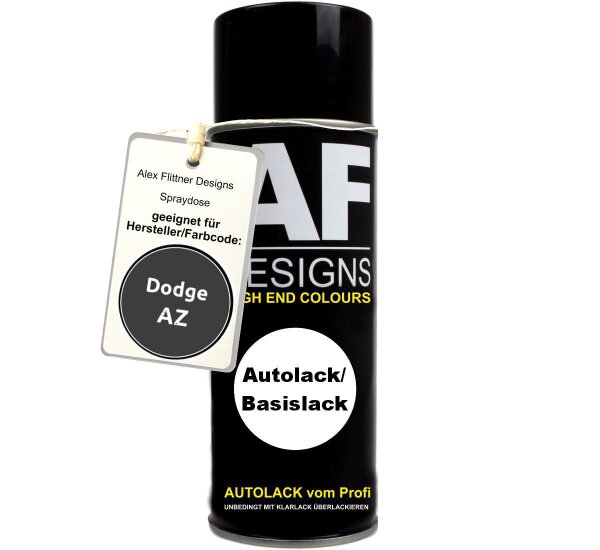 Für Dodge AZ Agathe Spraydose Basislack Sprühdose 400ml