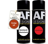 Spraydose für Dodge VF Prowler Orange Perl Metallic Basislack Klarlack Sprühdose 400ml