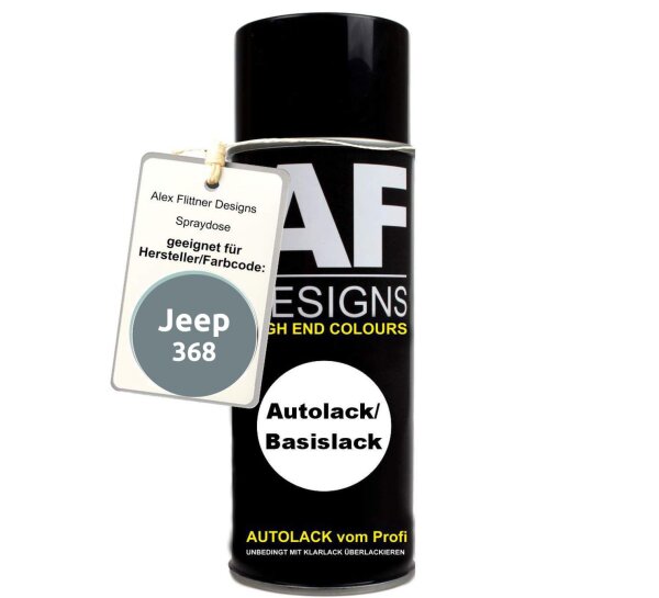 Für Jeep 368 Sapphire Silver Metallic Spraydose Basislack Sprühdose 400ml