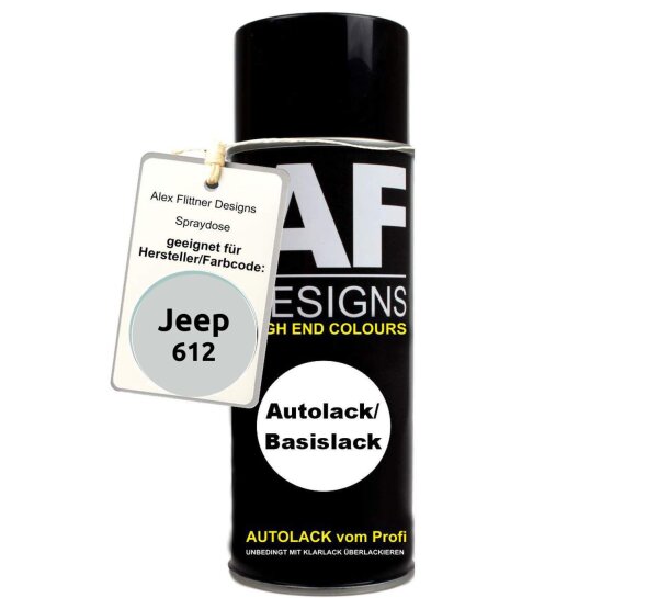 Für Jeep 612 Grigio Chiaro Metallic Spraydose Basislack Sprühdose 400ml