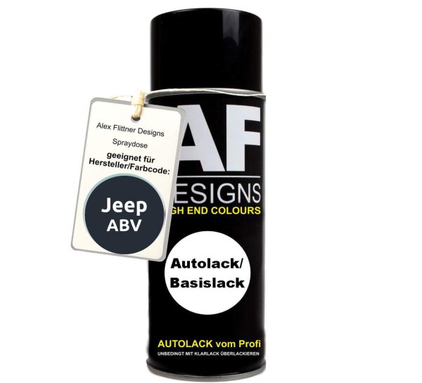Für Jeep ABV Deep Sapphire Blue Spraydose Basislack Sprühdose 400ml