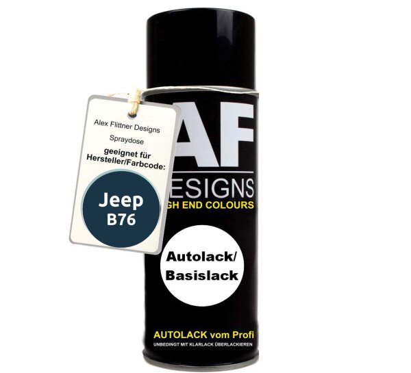 Für Jeep B76 Twilight Blue Metallic Spraydose Basislack Sprühdose 400ml