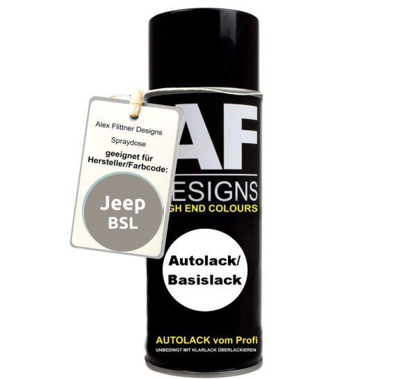Für Jeep BSL Warm Silver Metallic Spraydose Basislack Sprühdose 400ml