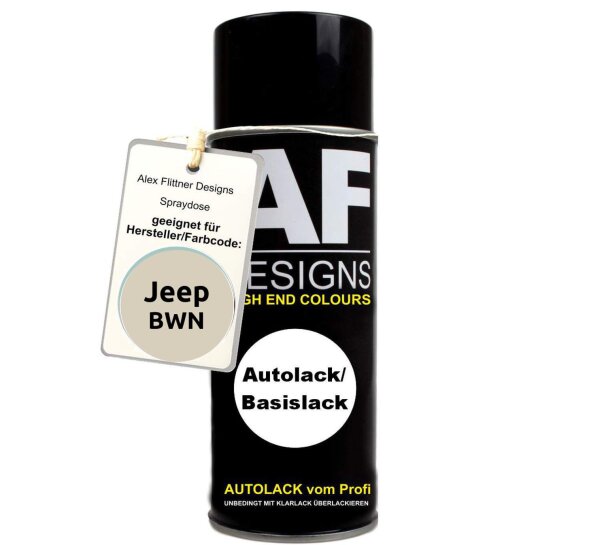 Für Jeep BWN Vanilla Spraydose Basislack Sprühdose 400ml