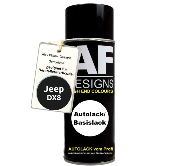 Für Jeep DX8 Black Spraydose Basislack Sprühdose 400ml
