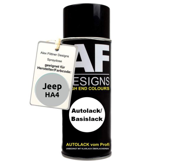 Für Jeep HA4 Silver Metallic Spraydose Basislack Sprühdose 400ml