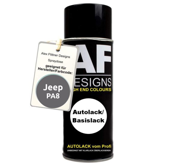 Für Jeep PA8 Diesel Grey Spraydose Basislack Sprühdose 400ml