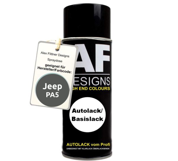 Für Jeep PA5 Charcoal Grey Pearl Metallic Spraydose Basislack Sprühdose 400ml
