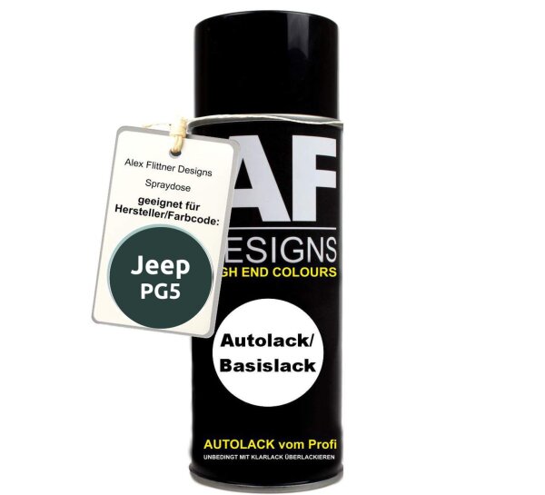Für Jeep PG5 Hunter Green Metallic Spraydose Basislack Sprühdose 400ml