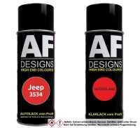 Autolack Spraydose Set  Jeep 3534 Flame Red Sprinter...