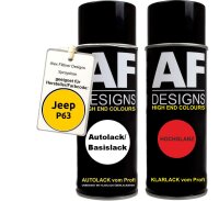 Spraydose für Jeep P63 Yellow Basislack Klarlack Sprühdose 400ml