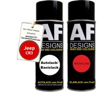 Spraydose für Jeep CR3 Flash Red Basislack Klarlack...