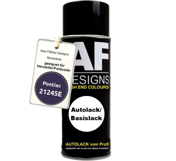 Für Pontiac 21245E Radar Blue Pearl Metallic Spraydose Basislack Sprühdose 400ml