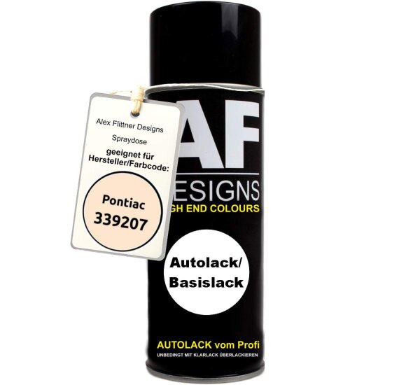 Für Pontiac 339207 Light Mesa Brown Spraydose Basislack Sprühdose 400ml
