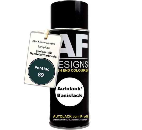 Für Pontiac 89 Cinza Witz Perol. Spraydose Basislack Sprühdose 400ml
