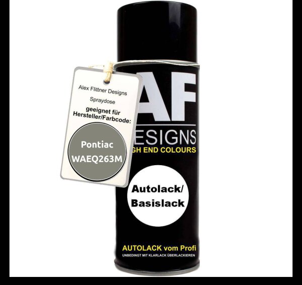 Für Pontiac WAEQ263M Midnight Silver Metallic Spraydose Sprühdose 400ml