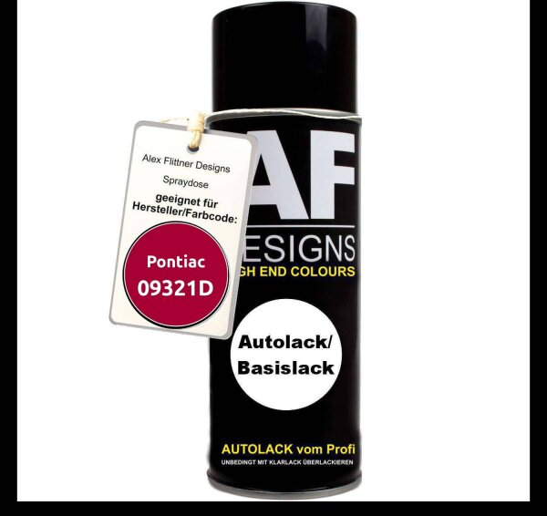 Für Pontiac 09321D Crimson King Spraydose Basislack Sprühdose 400ml